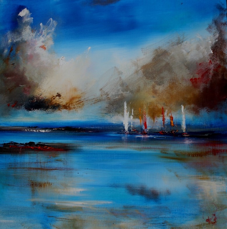 'It's a Sailing Day' by artist Rosanne Barr